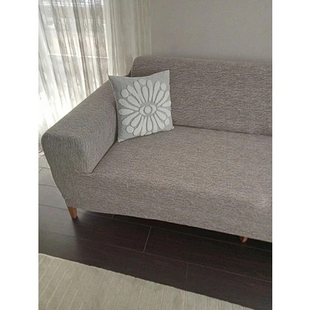 Jakarlı Düz Desen Esnek Kanepe kılıfı Tamıkı Koltuk Örtüsü 3311 